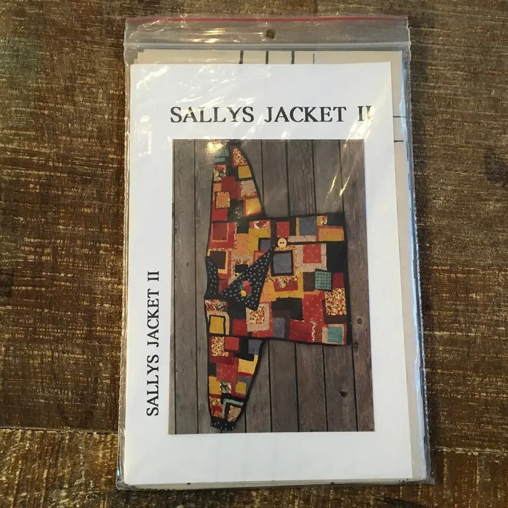 Sally Sewing Pattern Patchwork Jacket Coat UNCUT